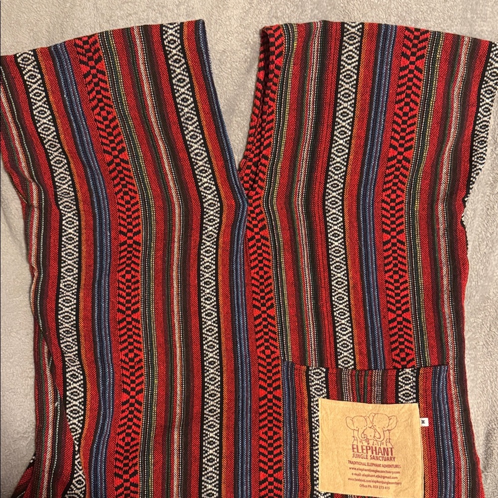 Brand Red and Black Striped Women's Tunic